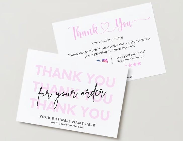 Thank you cards