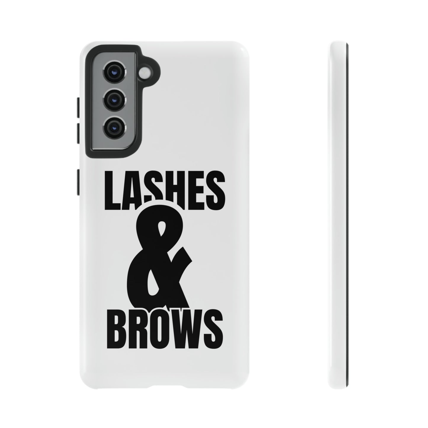 Lashes & Brow Phone Case, iPhone, Samsung, Tough Cases