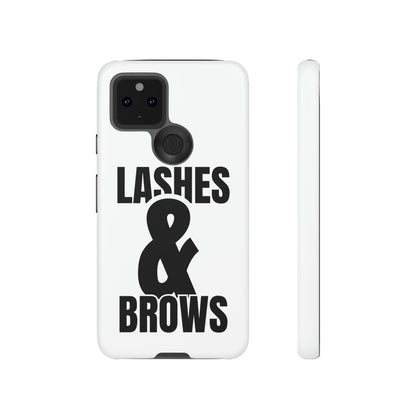 Lashes & Brow Phone Case, iPhone, Samsung, Tough Cases