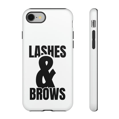 Lashes & Brow Phone Case, iPhone, Samsung, Tough Cases