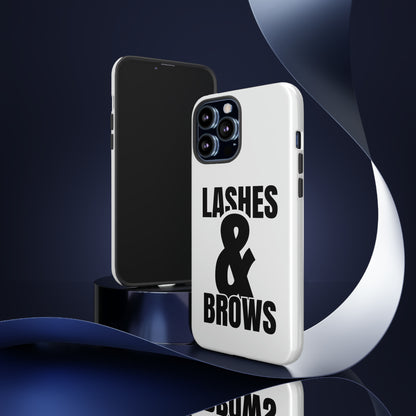 Lashes & Brow Phone Case, iPhone, Samsung, Tough Cases