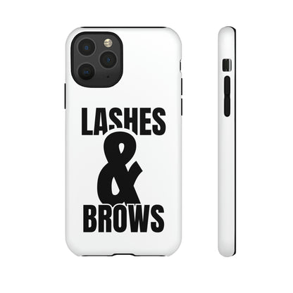 Lashes & Brow Phone Case, iPhone, Samsung, Tough Cases