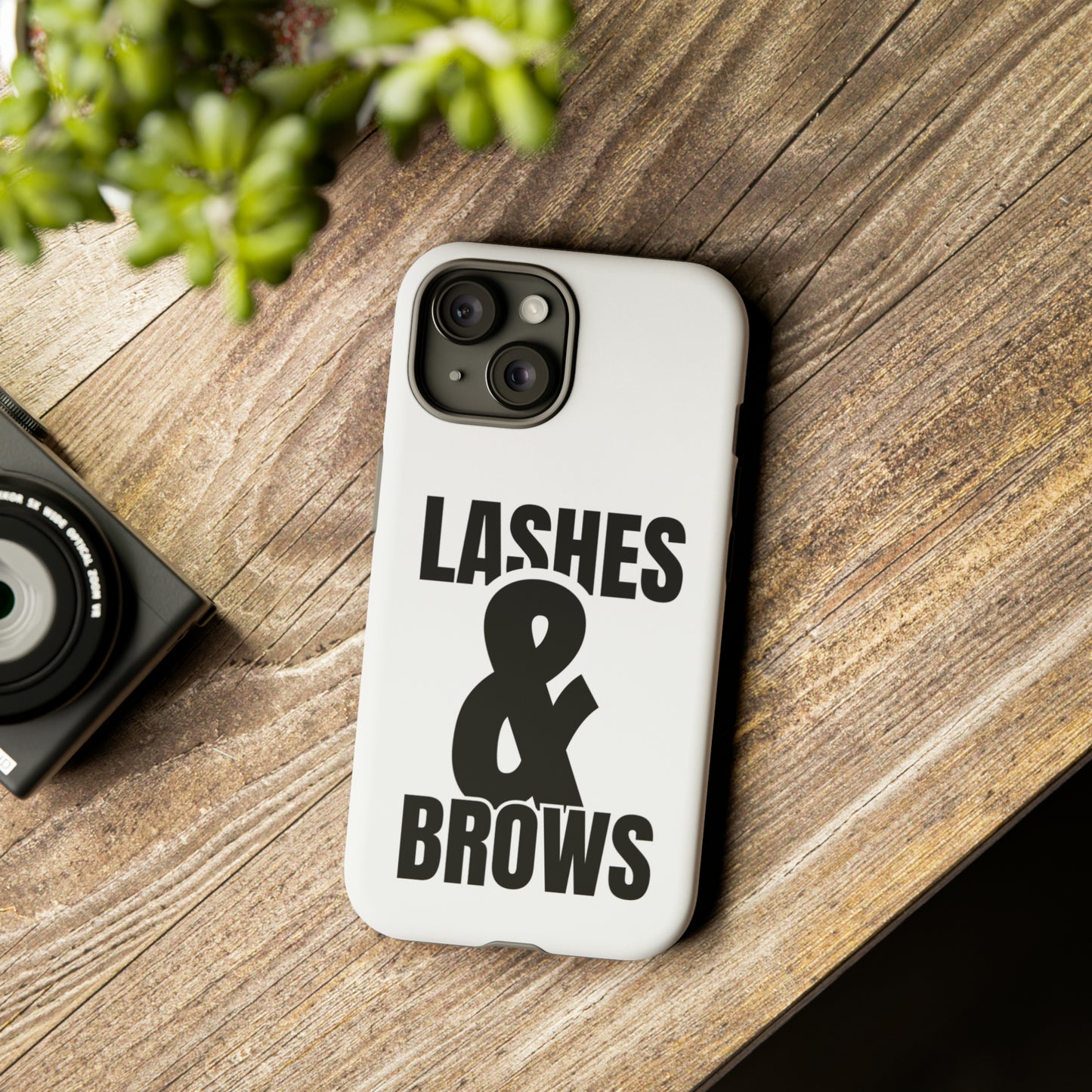 Lashes & Brow Phone Case, iPhone, Samsung, Tough Cases