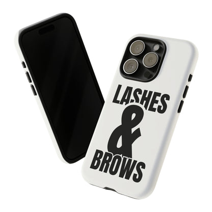 Lashes & Brow Phone Case, iPhone, Samsung, Tough Cases