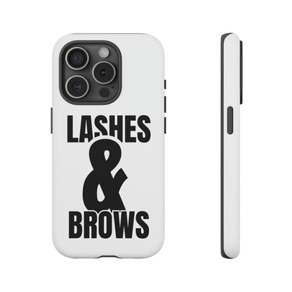 Lashes & Brow Phone Case, iPhone, Samsung, Tough Cases