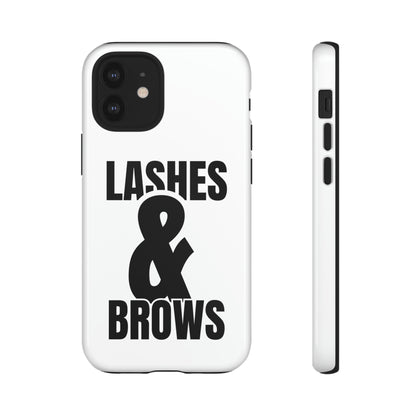 Lashes & Brow Phone Case, iPhone, Samsung, Tough Cases