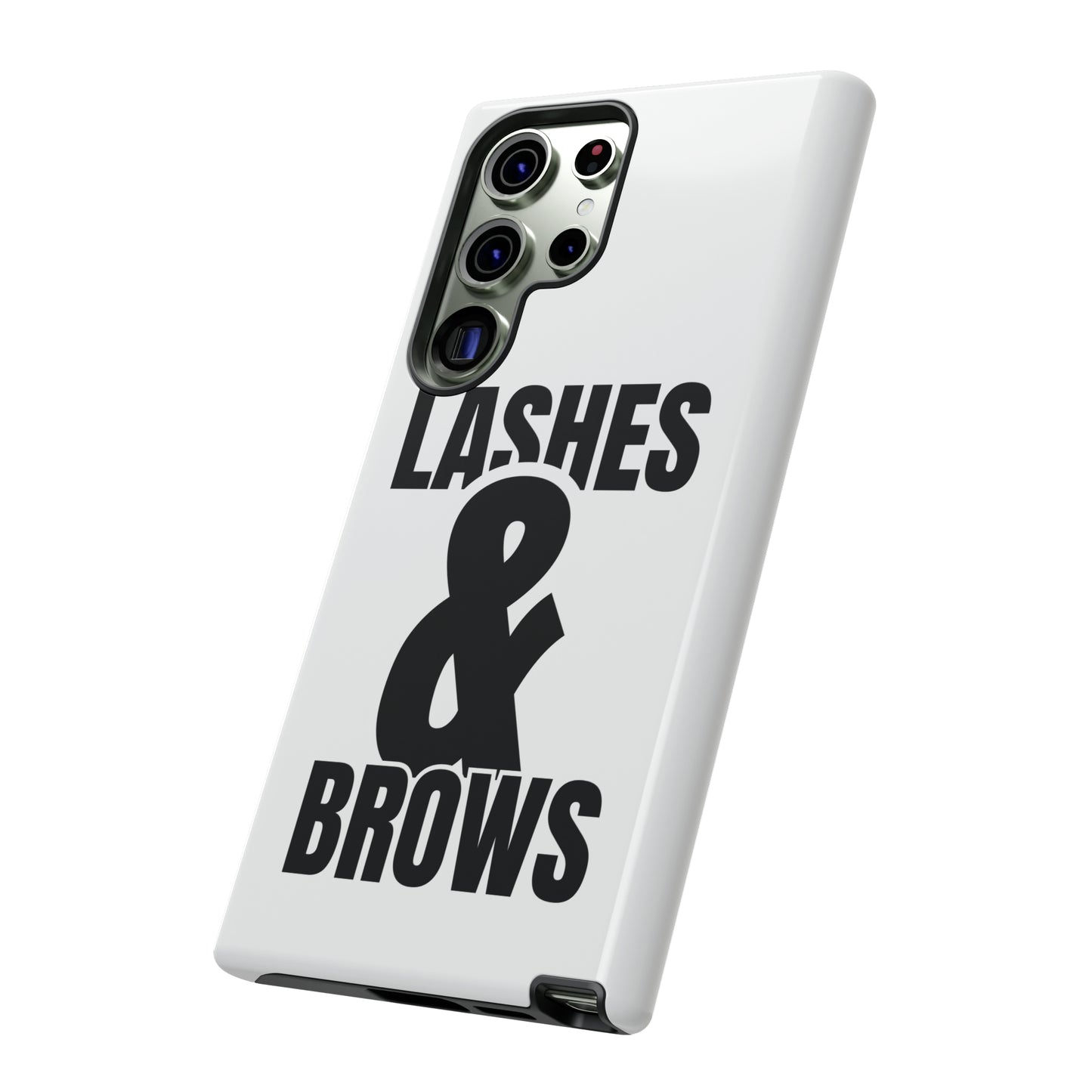 Lashes & Brow Phone Case, iPhone, Samsung, Tough Cases