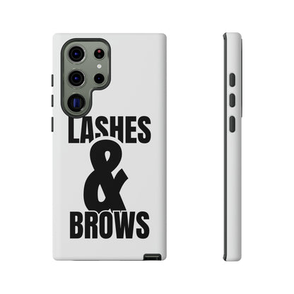 Lashes & Brow Phone Case, iPhone, Samsung, Tough Cases