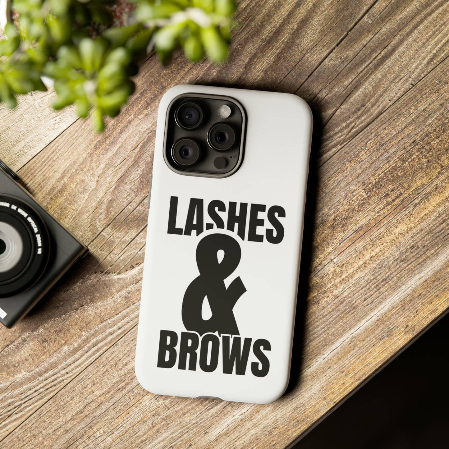 Lashes & Brow Phone Case, iPhone, Samsung, Tough Cases