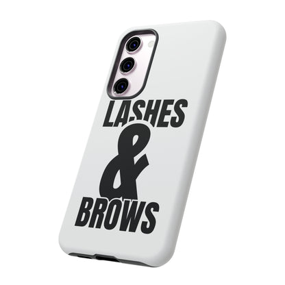 Lashes & Brow Phone Case, iPhone, Samsung, Tough Cases