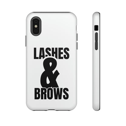 Lashes & Brow Phone Case, iPhone, Samsung, Tough Cases