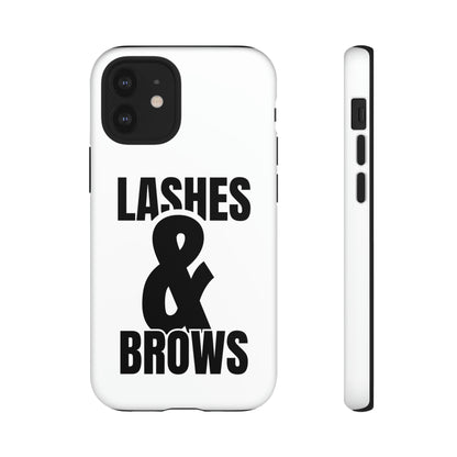 Lashes & Brow Phone Case, iPhone, Samsung, Tough Cases