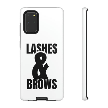 Lashes & Brow Phone Case, iPhone, Samsung, Tough Cases