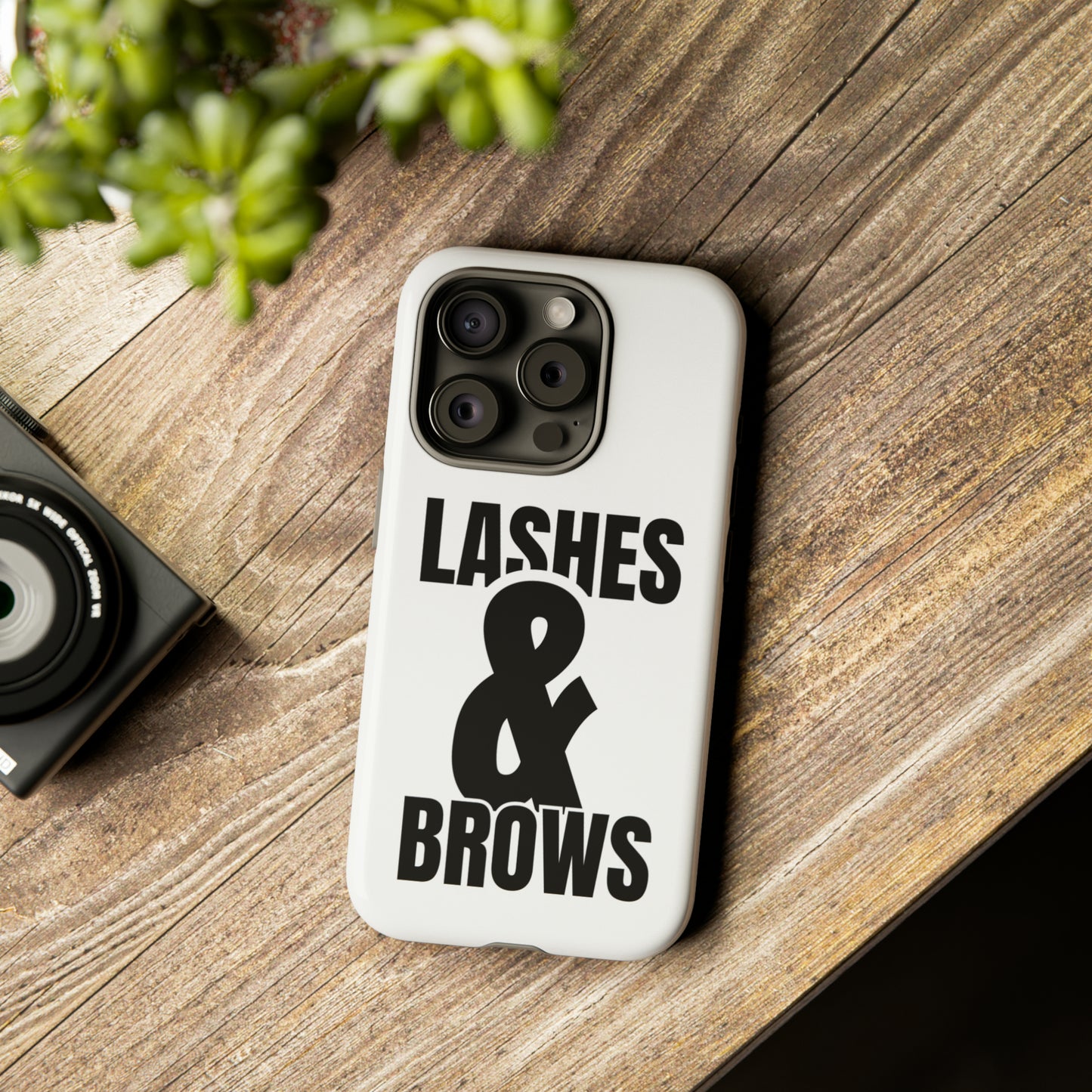 Lashes & Brow Phone Case, iPhone, Samsung, Tough Cases