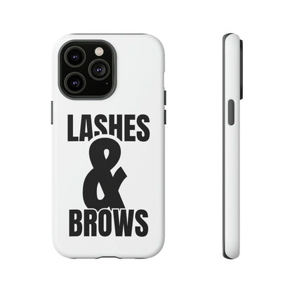 Lashes & Brow Phone Case, iPhone, Samsung, Tough Cases