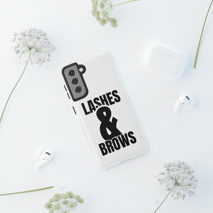 Lashes & Brow Phone Case, iPhone, Samsung, Tough Cases