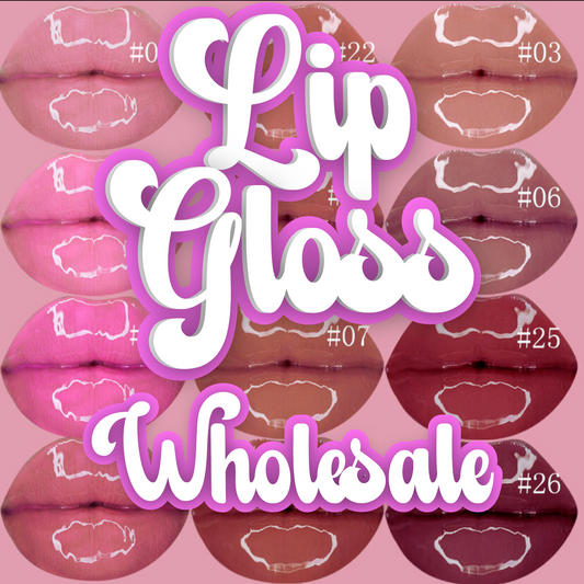 Lip Gloss Pouch Private Label Lip Gloss Wholesale 20 Pouches
