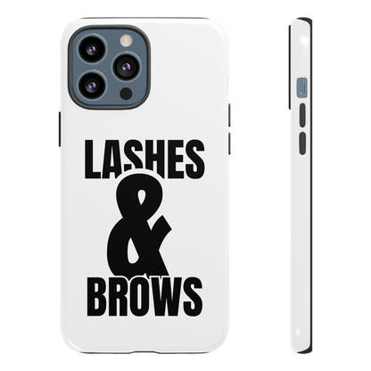 Lashes & Brow Phone Case, iPhone, Samsung, Tough Cases