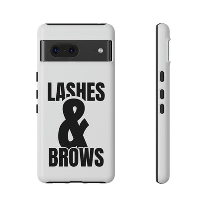 Lashes & Brow Phone Case, iPhone, Samsung, Tough Cases