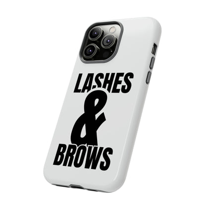 Lashes & Brow Phone Case, iPhone, Samsung, Tough Cases