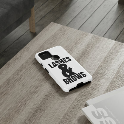 Lashes & Brow Phone Case, iPhone, Samsung, Tough Cases