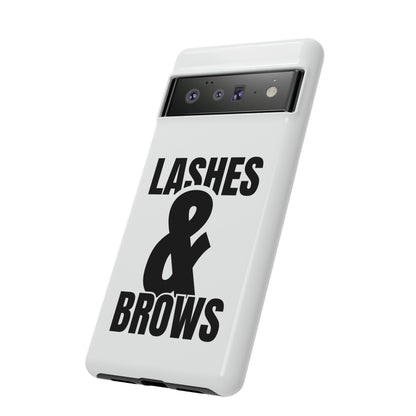 Lashes & Brow Phone Case, iPhone, Samsung, Tough Cases