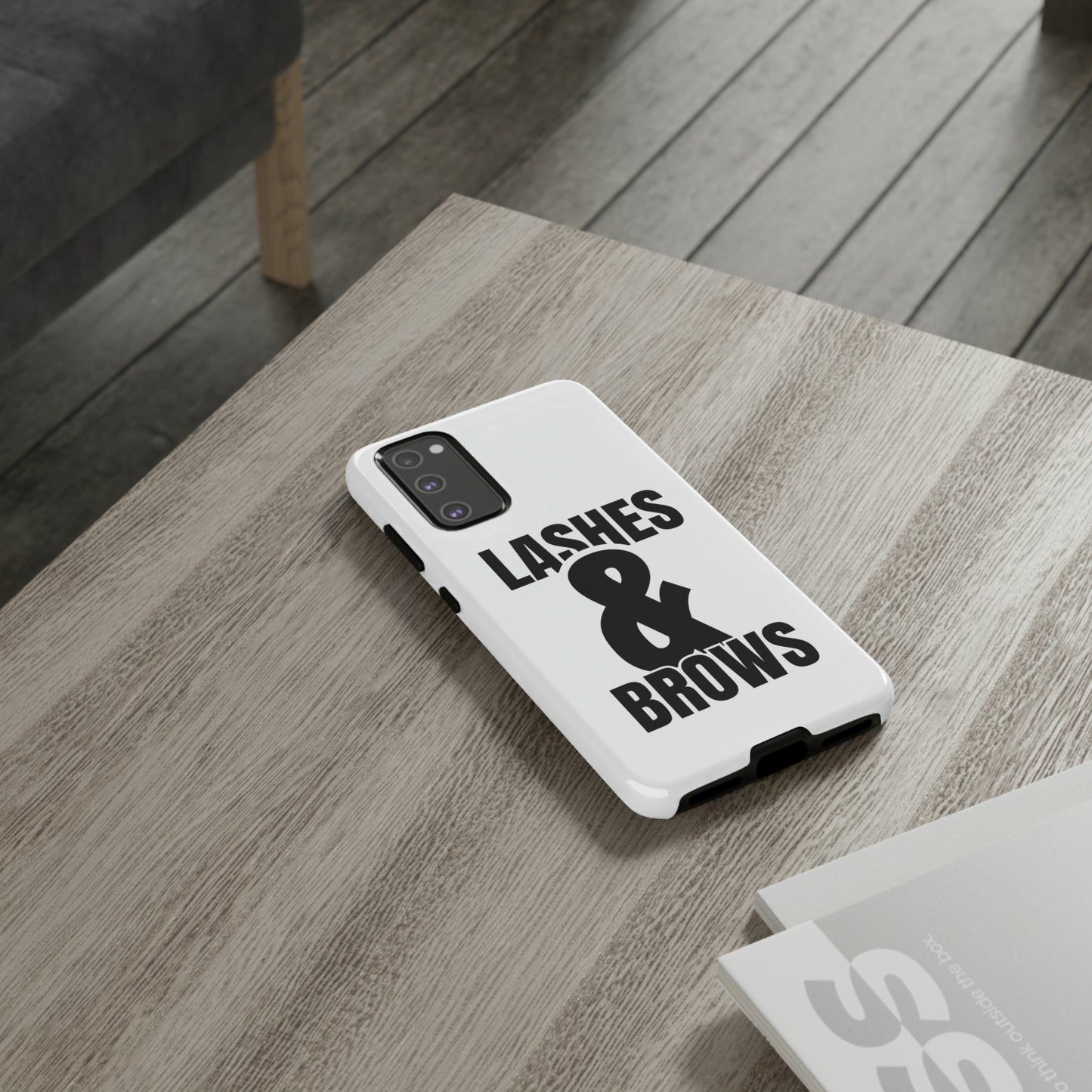 Lashes & Brow Phone Case, iPhone, Samsung, Tough Cases