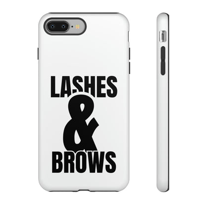 Lashes & Brow Phone Case, iPhone, Samsung, Tough Cases