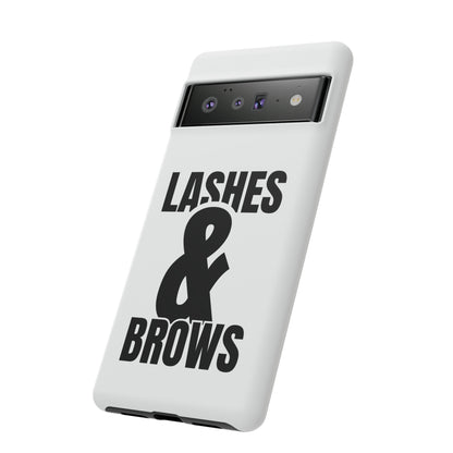 Lashes & Brow Phone Case, iPhone, Samsung, Tough Cases