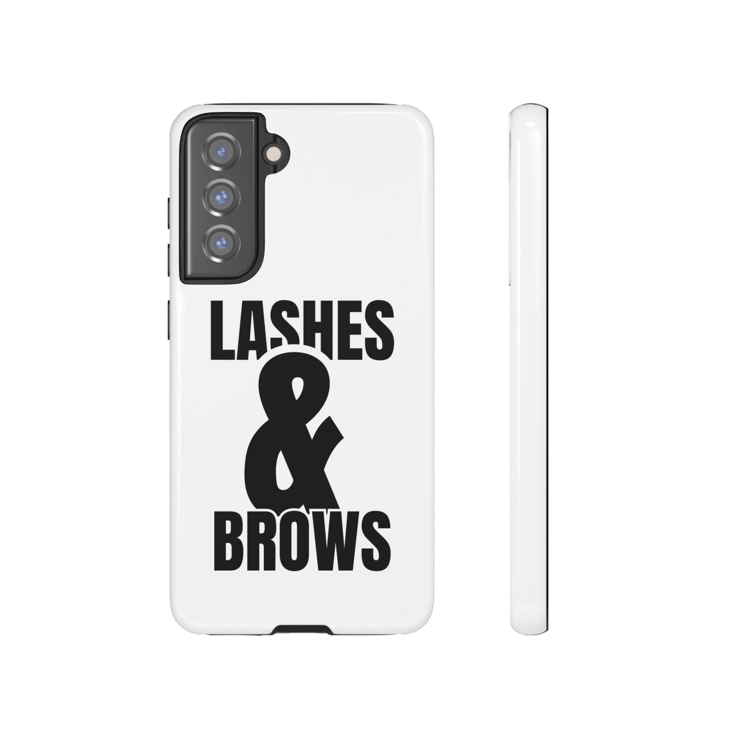 Lashes & Brow Phone Case, iPhone, Samsung, Tough Cases