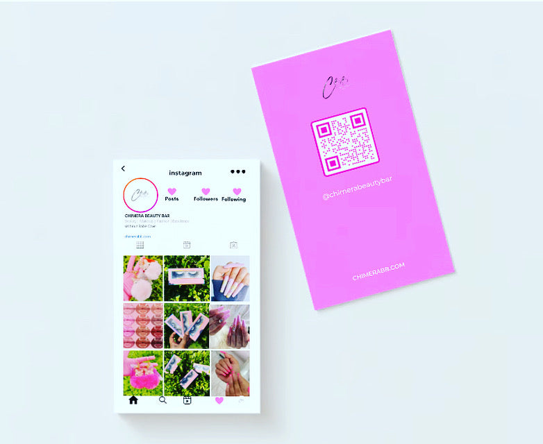 Instagram Business Card Design Only