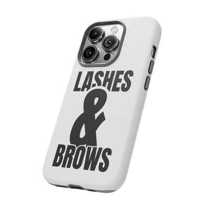 Lashes & Brow Phone Case, iPhone, Samsung, Tough Cases