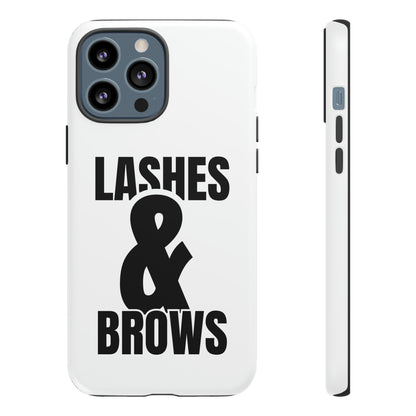 Lashes & Brow Phone Case, iPhone, Samsung, Tough Cases