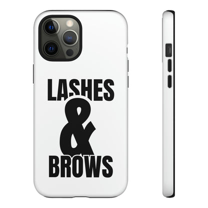 Lashes & Brow Phone Case, iPhone, Samsung, Tough Cases