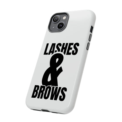 Lashes & Brow Phone Case, iPhone, Samsung, Tough Cases