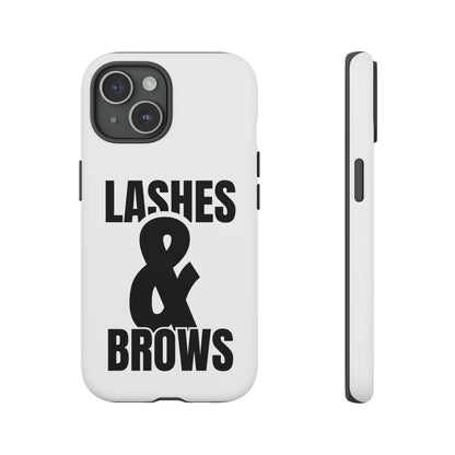 Lashes & Brow Phone Case, iPhone, Samsung, Tough Cases