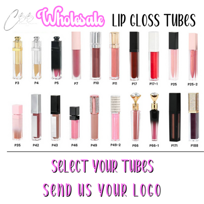 Private Label Lip Gloss Wholesale (FILLED TUBES)